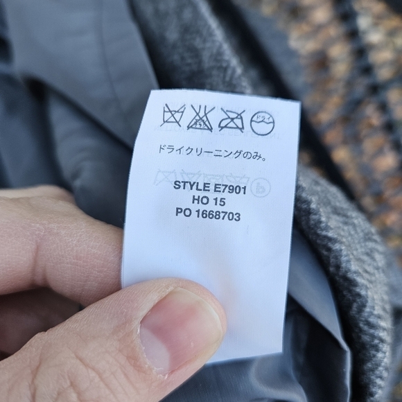 J. Crew gray wool blend herringbone sheath dress with grosgrain ribbon detail 2P - Picture 5 of 7